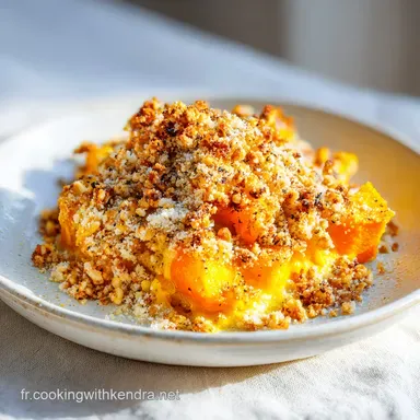 Gratin Potiron V&eacute;g&eacute;tarien Hiver pour 5 Portions Fiche recette