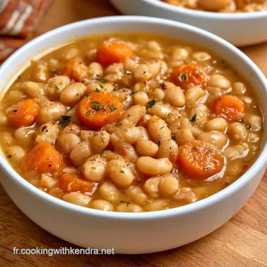 Haricots blancs fondants Fiche recette