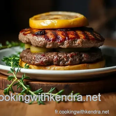 Hamburger Maison Facile : Le Secret d'un Steak Juteux! Fiche recette