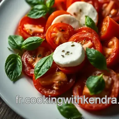 Salade Caprese Facile: Ma Recette Tomate Mozzarella! Fiche recette