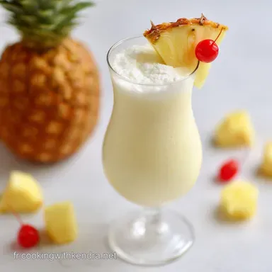 Pina Colada Classique : Recette Facile Maison et Cr&eacute;meuse Fiche recette