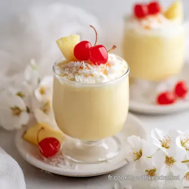 Pina Colada Classique : Recette Facile Maison et Cr&eacute;meuse