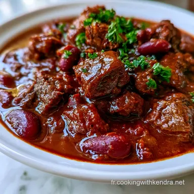 Chili Con Carne: Pour 4 Personnes Fiche recette
