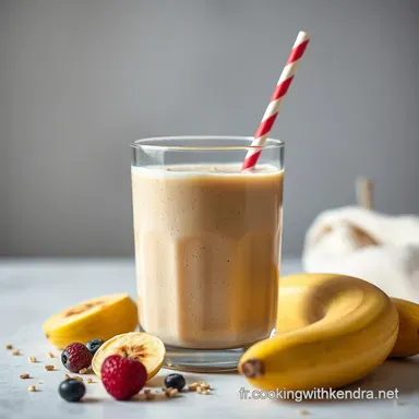 Smoothie &agrave; la Banane Facile: Mon Secret Onctueux! ✨ Fiche recette