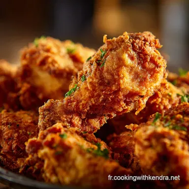 Poulet Frit Maison Fa&ccedil;on KFC Le Secret Croustillant et Juteux du Chef Fiche recette