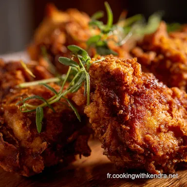 Poulet Frit Maison Fa&ccedil;on KFC Le Secret Croustillant et Juteux du Chef