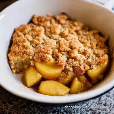 Le Vrai Crumble aux Pommes Facile Recette de GrandM&egrave;re Fiche recette