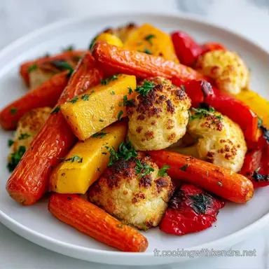 L&eacute;gumes R&ocirc;tis &agrave; l'Huile de Coco pour 4 Fiche recette
