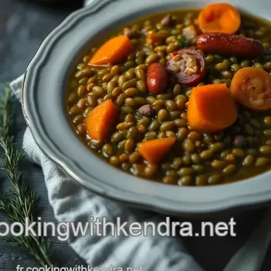 Lentilles Saucisses Savoureuses &agrave; la Fran&ccedil;aise : Un Plat R&eacute;confortant Facile Fiche recette