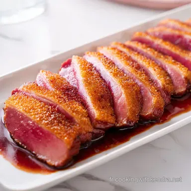 Magret de Canard Po&ecirc;l&eacute; pour 4 Personnes Fiche recette