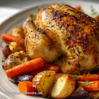 Menu Poulet et L&eacute;gumes: Crispy Baked for 4 Fiche recette