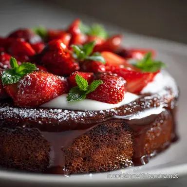 G&acirc;teau Moelleux Fraise Chocolat La Recette Marbr&eacute;e de Printemps Fiche recette