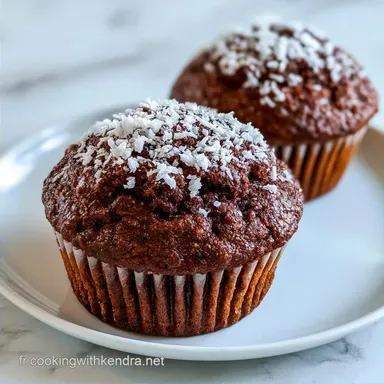 Muffins Coco Chocolat au Lait de Coco