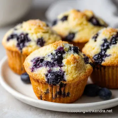 Recette Muffins Myrtilles Facile et Moelleuse en 30 Min