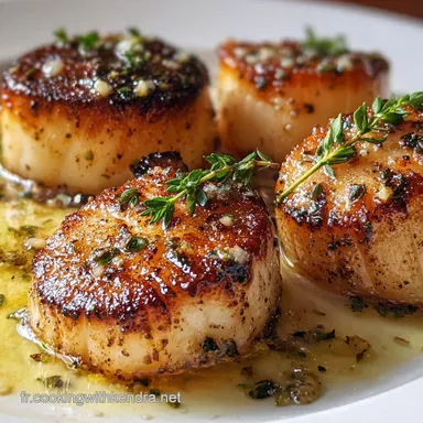 Noix de Saint Jacques Po&ecirc;l&eacute;es au Beurre : Rapide & D&eacute;licieuses Fiche recette