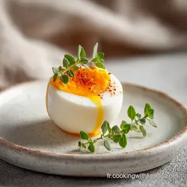 Recette d'Oeuf &agrave; la Coque Parfait en 5 min Fiche recette