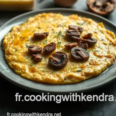 Omelette aux Champignons Savoureuse : Ma Recette Facile et D&eacute;licieuse Fiche recette
