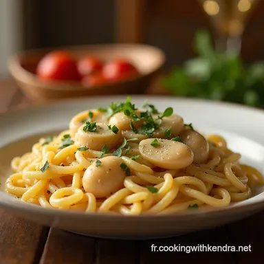 Recette Orzo Cr&eacute;meux aux C&egrave;pes et Parmesan L&Eacute;l&eacute;gance en 30 Minutes Fiche recette