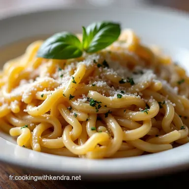 Recette Orzo Cr&eacute;meux aux C&egrave;pes et Parmesan L&Eacute;l&eacute;gance en 30 Minutes