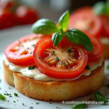 Pain la Tomate et au Basilic LAp&eacute;ro M&eacute;diterran&eacute;en Facile