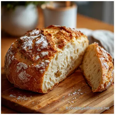 Pain Maison : La Boule Rustique Croustillante Facile Fiche recette