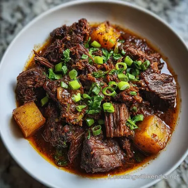 Paleron De Boeuf Brais&eacute; pour 6 Portions Fiche recette