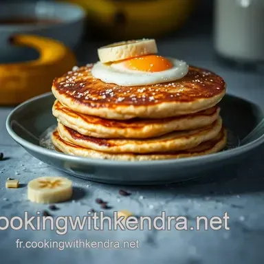 Pancakes Banane Avoine : Mon D&eacute;lice Sain et Facile Fiche recette