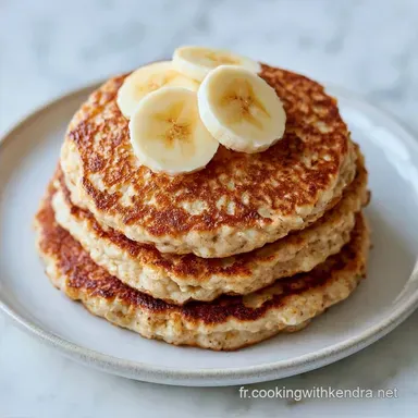 Pancakes L&eacute;gers Banane Davoine en 35 Min