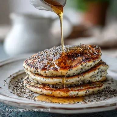 D&eacute;licieux pancakes aux graines de chia in 15 Minutes