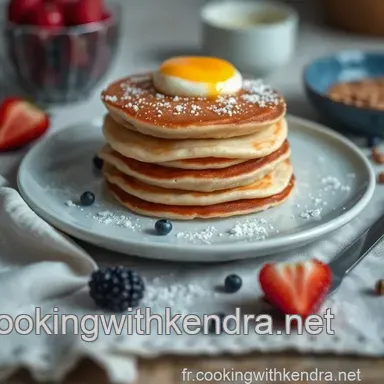 Pancakes moelleux aux flocons d'avoine : mon secret pour un petit-d&eacute;jeuner healthy Fiche recette