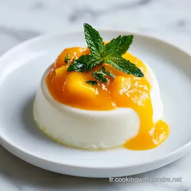 Panna Cotta Coco Mangue pour 6 Verrines Fiche recette