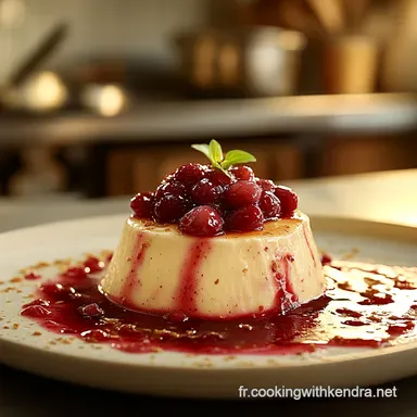 Panna Cotta aux Cerises La Recette Maison Inratable pour l&Eacute;t&eacute; Fiche recette