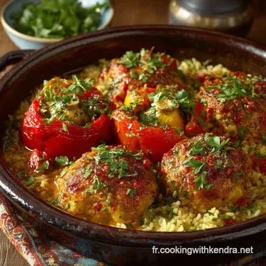 Paprikas Farcis au Riz Rouge La recette familiale rustique et saine Fiche recette