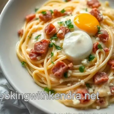 Carbonara Parfaite &agrave; l'Oeuf: Cr&egrave;me et Facile! ✨ Fiche recette