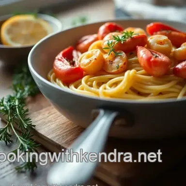 P&acirc;tes aux Crevettes &agrave; l'Ail et au Beurre Citronn&eacute; : Mon Plat Pr&eacute;f&eacute;r&eacute; Fiche recette