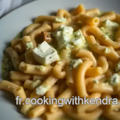 P&acirc;tes Sauce Roquefort : Une Recette Cr&eacute;meuse et R&eacute;confortante Fiche recette