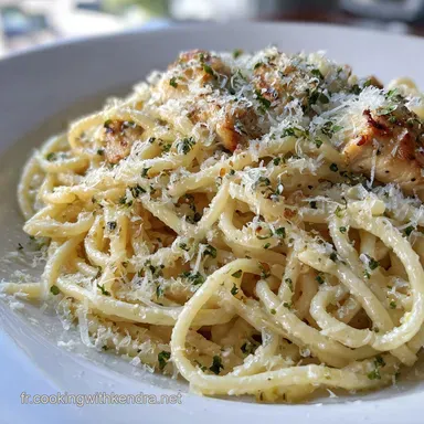 Recette Facile de P&acirc;tes au Poulet in 25 Minutes Fiche recette