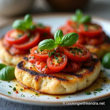P&acirc;tes au Poulet Bruschetta Cr&eacute;meuses D&icirc;ner Italien Facile