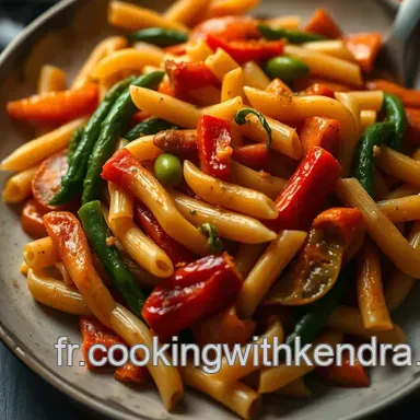 P&acirc;tes et L&eacute;gumes Printaniers Saut&eacute;&eacute;s : Recette Simple et Savoureuse Fiche recette