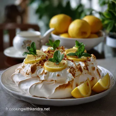 Pavlova au citron meringu fracheur et: Le Dessert d'&Eacute;t&eacute; Ultime