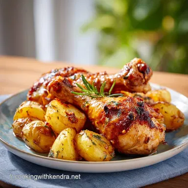 Pilons De Poulet Et Pommes De Terre R&ocirc;ties Pour 4 Portions Fiche recette