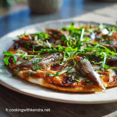 Pizza Aux Anchois Recette Facile pour 4 Portions Fiche recette