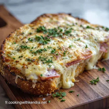 Croque Monsieur Pizza : Recette fa&ccedil;on bistro, cr&eacute;meuse et facile Fiche recette