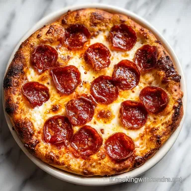 Pepperoni Pizza Pepperoni pour 4 Portions Fiche recette