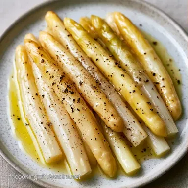 Plat Asperges Blanches Rapide en 25 Min Fiche recette