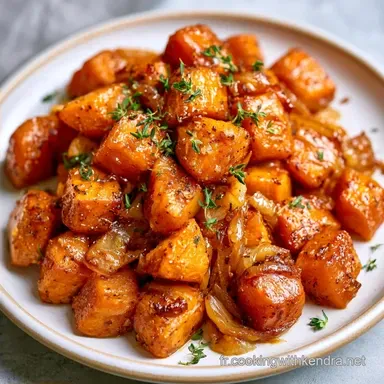 Po&ecirc;l&eacute;e Patates Douces pour 4 Personnes