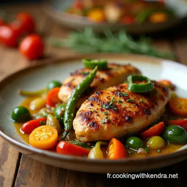 Po&ecirc;le de L&eacute;gumes au Poulet Recette Rapide &agrave; la Moutarde Fiche recette