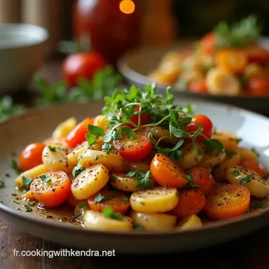 Po&ecirc;l&eacute;e V&eacute;g&eacute;tarienne Color&eacute;e Rapide Croquante et Pleine de Saveurs Fiche recette