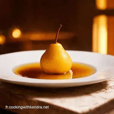 Poires au Sirop Un Dessert Fran&ccedil;ais Facile et &Eacute;l&eacute;gant Fiche recette