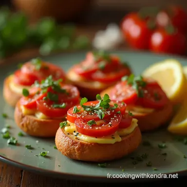 Pommes de Terre &agrave; la Bruschetta Faciles Recette Gourmande d&Eacute;t&eacute; Fiche recette